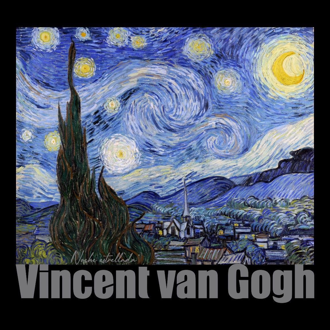 Diseño Noche Estrellada de Van Gogh