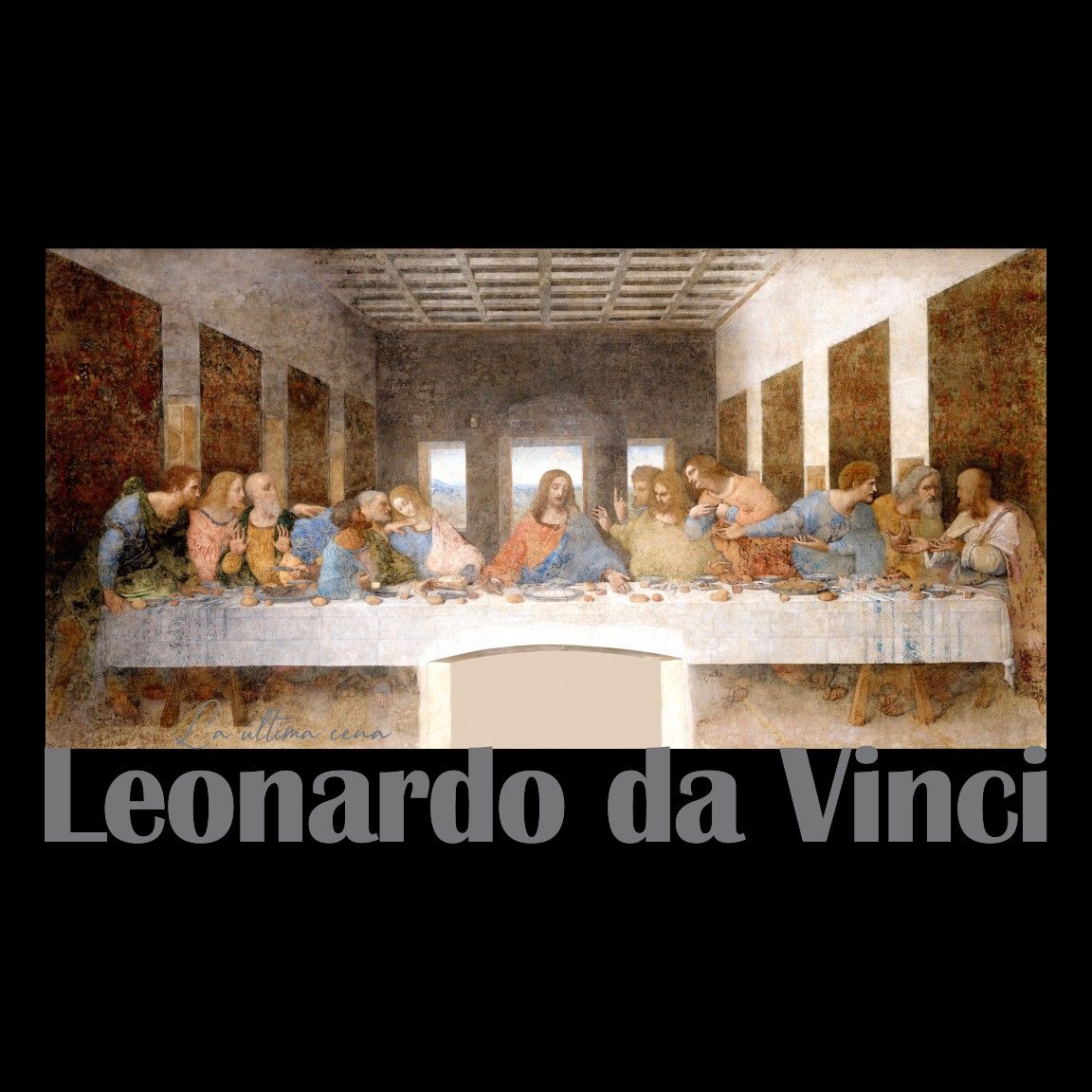 Camiseta La Última Cena de Da Vinci diseño Camiseta La Última Cena de Da Vinci diseño