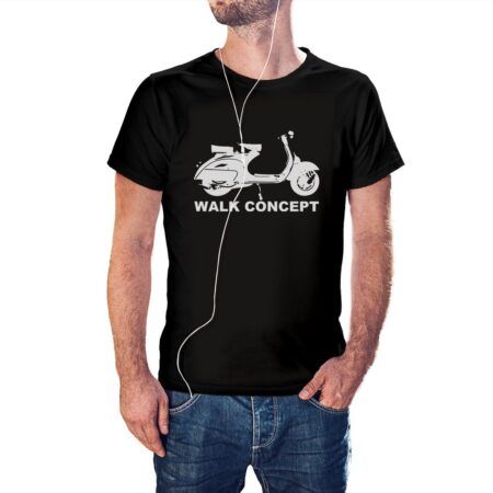 Camiseta Scooter Walk Concept color negro