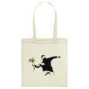 Bolsa de tela 100% Algodón Banksy Ramo de Flores Bolsa de tela 100% Algodón Banksy Ramo de Flores