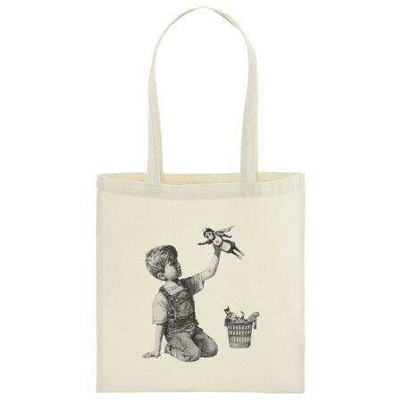 Bolsa de tela 100% Algodón Enfermera Banksy Game Changer