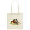 Bolsa de asas Cubo Rubik Derretido color natural