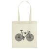 Bolsa de tela 100% Algodón Bici Disco con Auriculares Bolsa de tela 100% Algodón Bici Disco con Auriculares