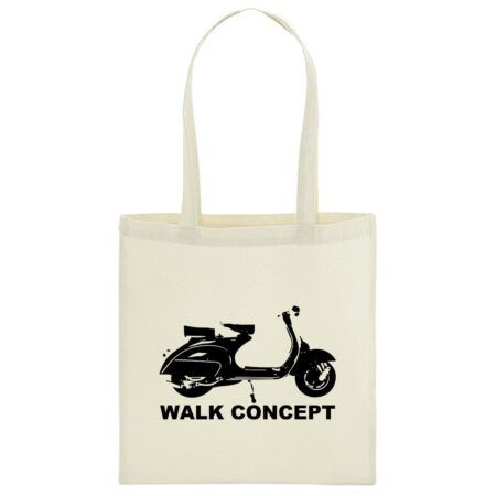 Bolsa de tela 100% Algodón Scooter Walk Concept