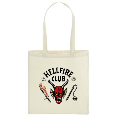 Bolsa de tela 100% Algodón Caution Hellfire Club