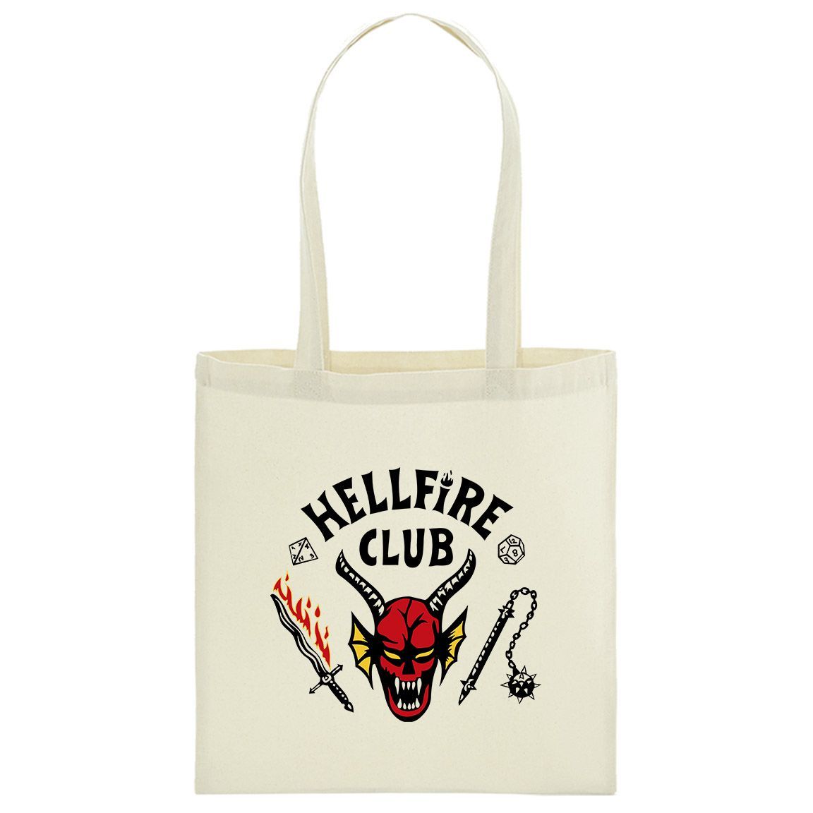 Bolsa de tela 100% Algodón Caution Hellfire Club