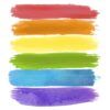 Diseño Bandera Orgullo Brochazos