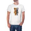 Camiseta Osito Robot color blanco