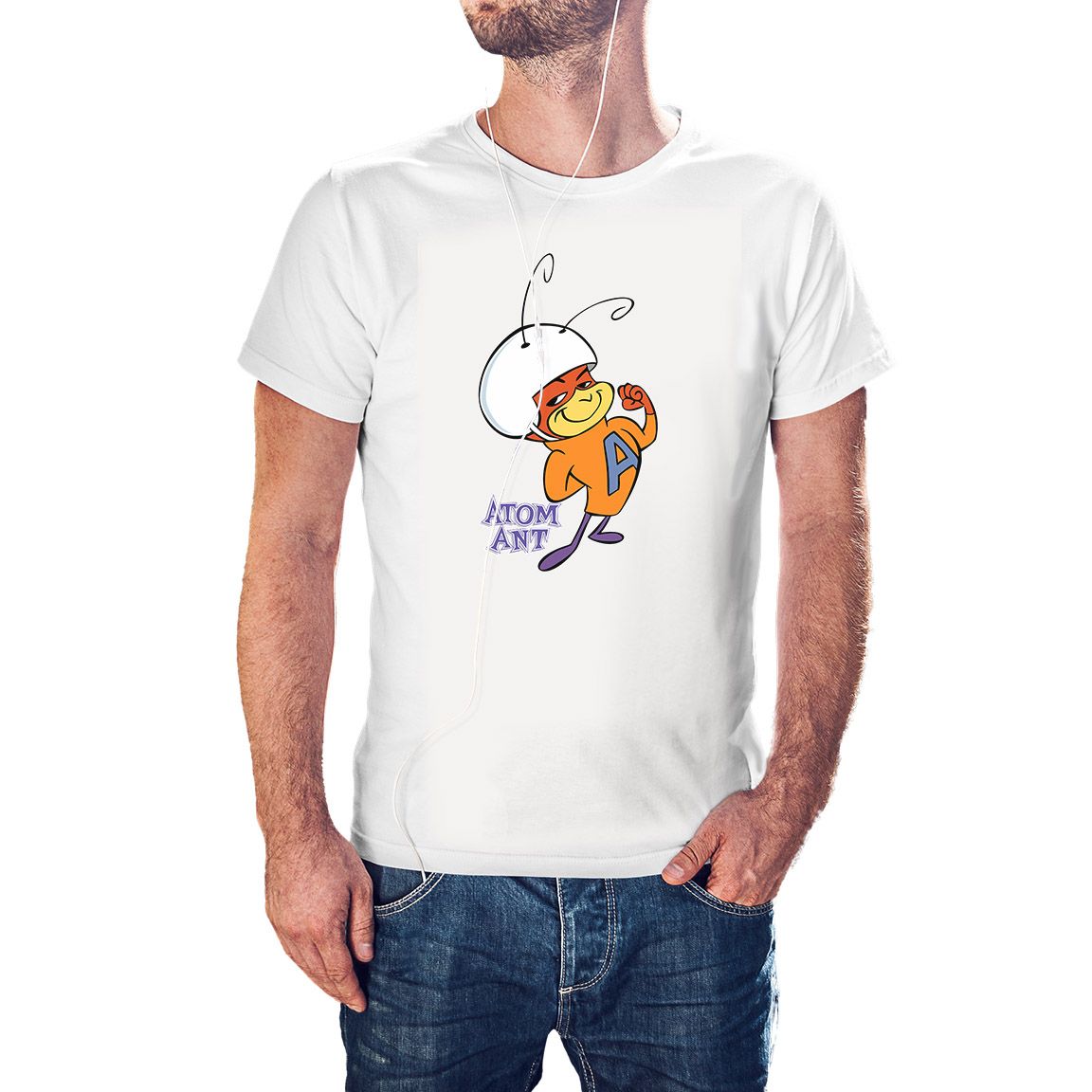 Camiseta Hormiga Atómica color blanco