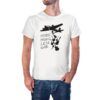 Camiseta Mas Música Menos Guerra color blanco