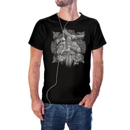 Camiseta Vikingo Águila color negro