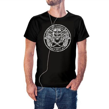 Camiseta Viking Warrior Valhalla color negro