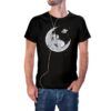 Camiseta Oso durmiendo en la Luna color negro