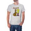 Camiseta Scooby Doo and Shaggy color gris jaspeado