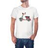 Camiseta Moto Scooter Park color negro Camiseta Moto Scooter Park color blanco