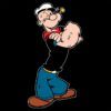 Diseño Popeye enfadado