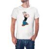 Camiseta Popeye enfadado color blanco