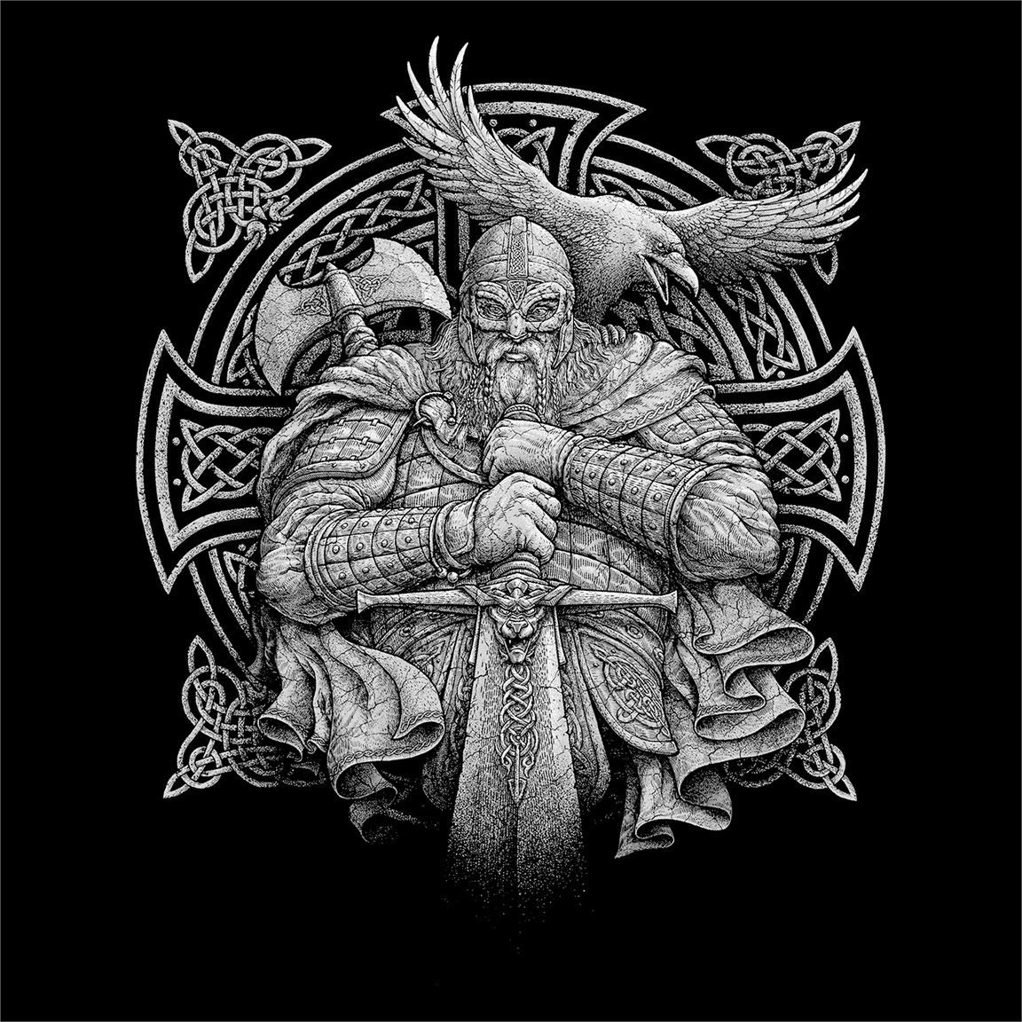 Diseño Vikingo Águila