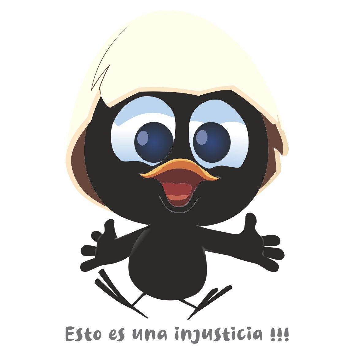 Diseño Calimero esto es una injusticia