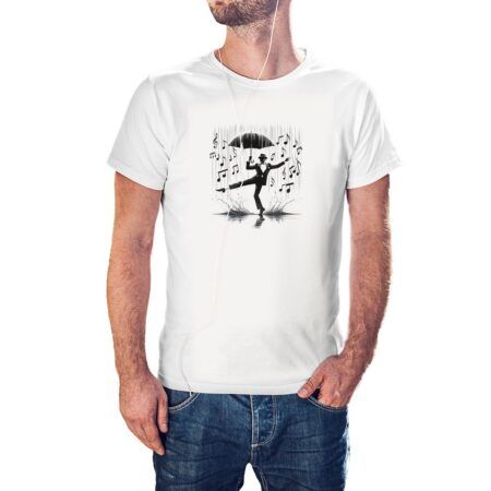 Camiseta Singin' in the Rain color blanco