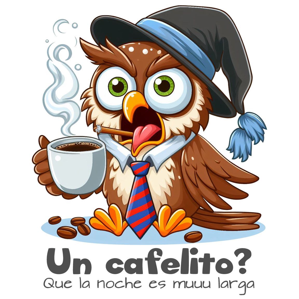 Diseño Búho un Café la noche es muuu larga! Diseño Búho un Café la noche es muuu larga!