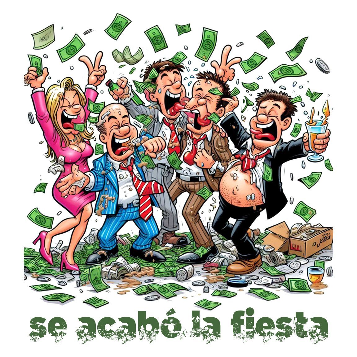 Diseño Se Acabó la Fiesta