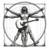 Diseño Hombre Vitruvio Spanish Guitar