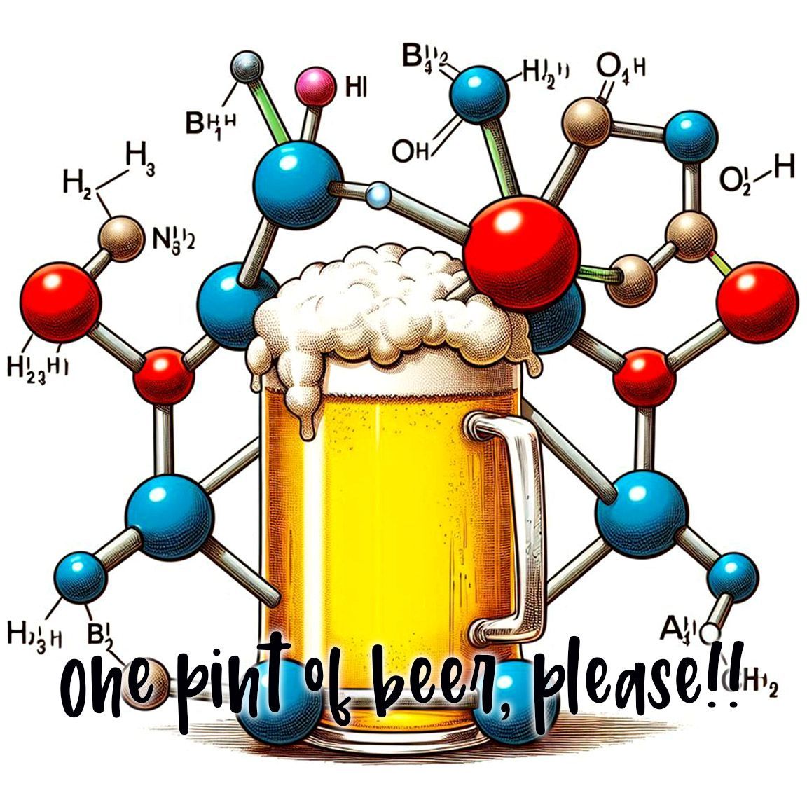 Diseño One Pint of Beer, Please!!
