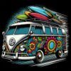 Diseño Camper Surf Flores Diseño Camper Surf Flores