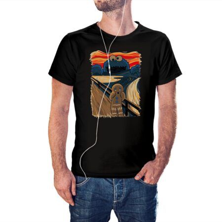 Camiseta Comedor de Galletas de Jengibre color negro