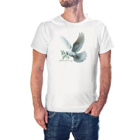 Camiseta Paloma Avem Pacis color blanco