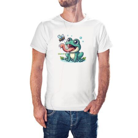 Camiseta Happy Meal for Frogs color blanco