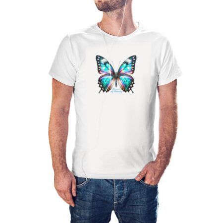 Camiseta Butterfly - The Power of Beauty color blanco