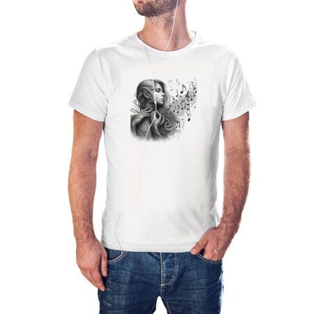 Camiseta Musa Tatuada color blanco