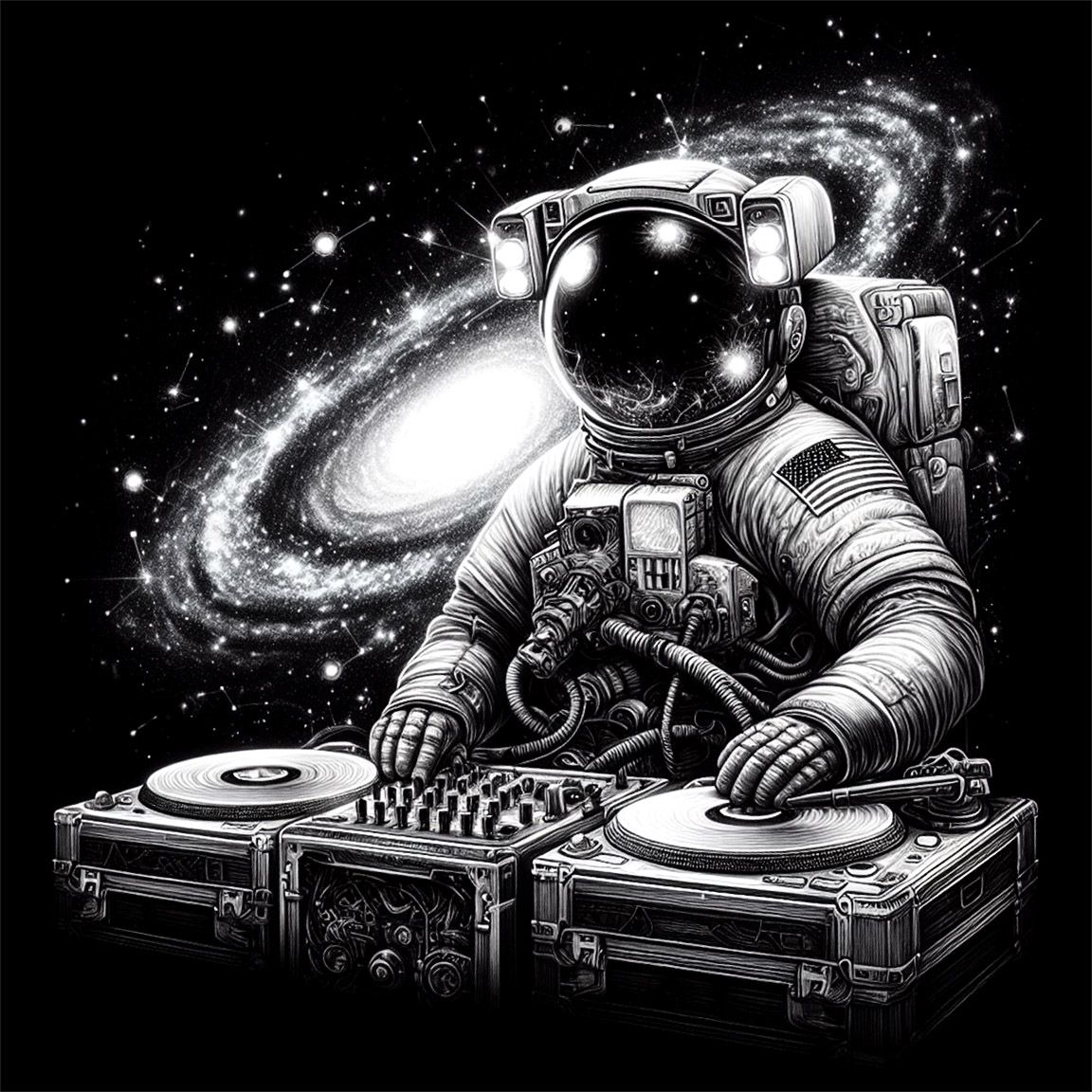 Diseño Astronauta Dj