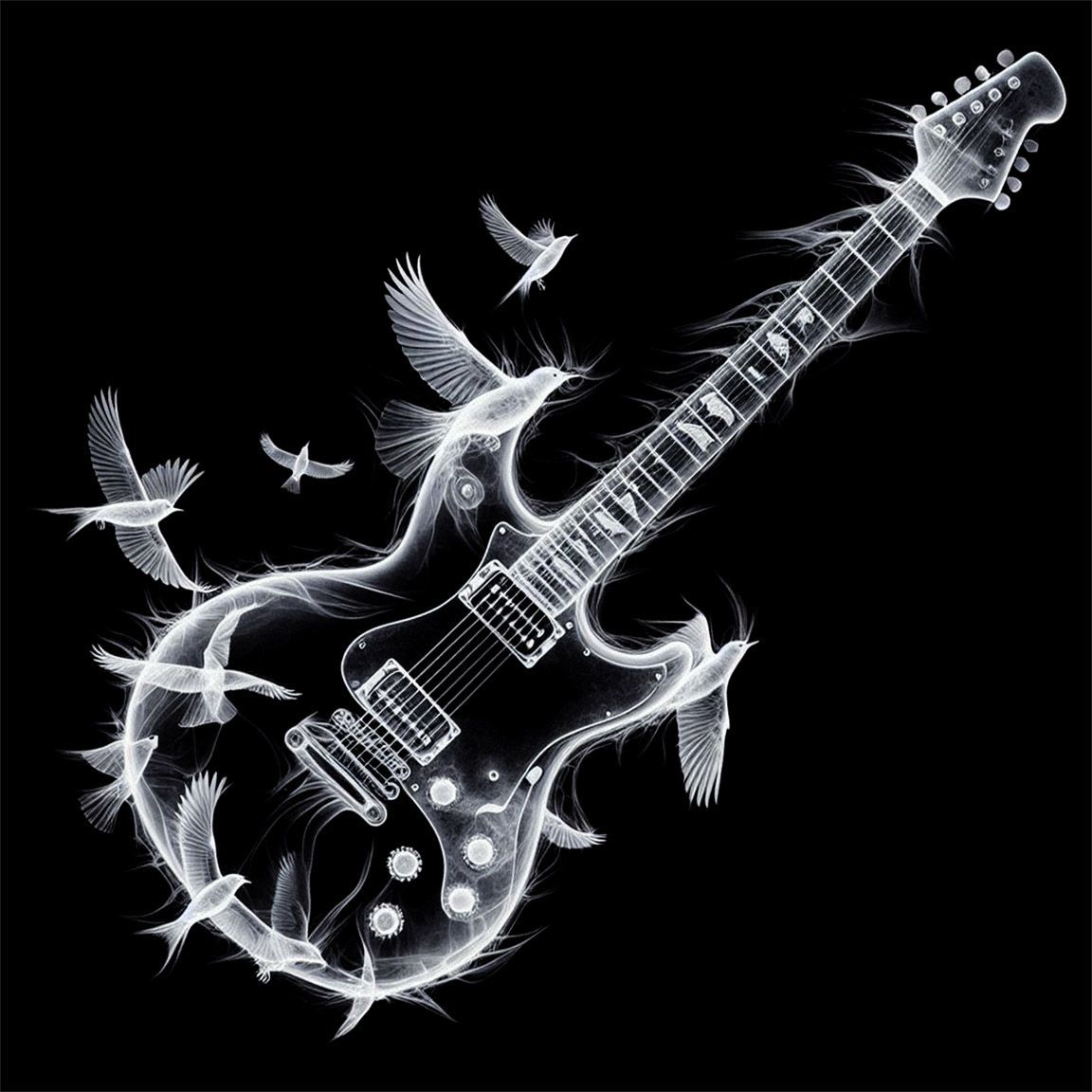 Diseño Ghost Electric Guitar