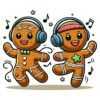 Diseño Gingerbread Man Dancing