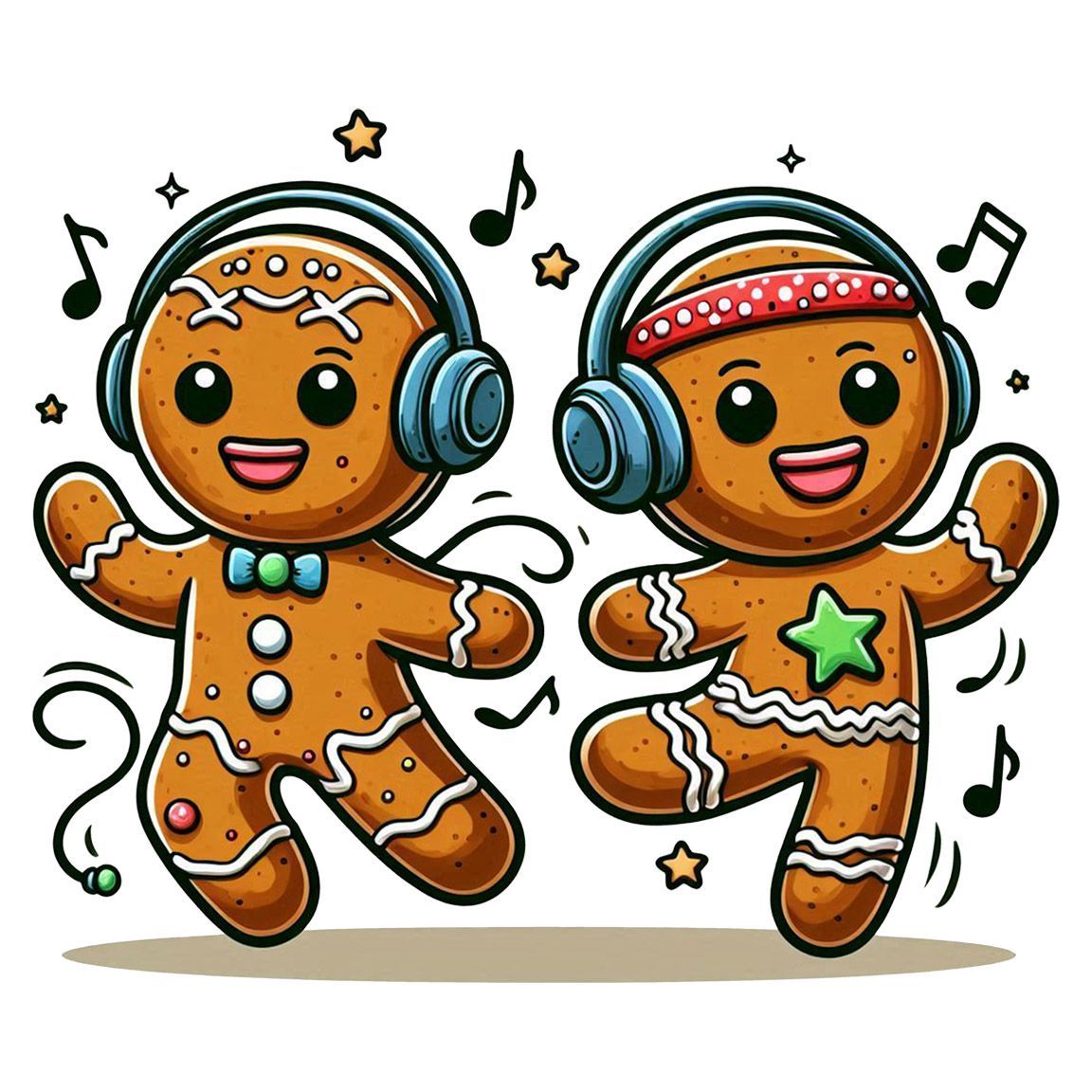 Diseño Gingerbread Man Dancing