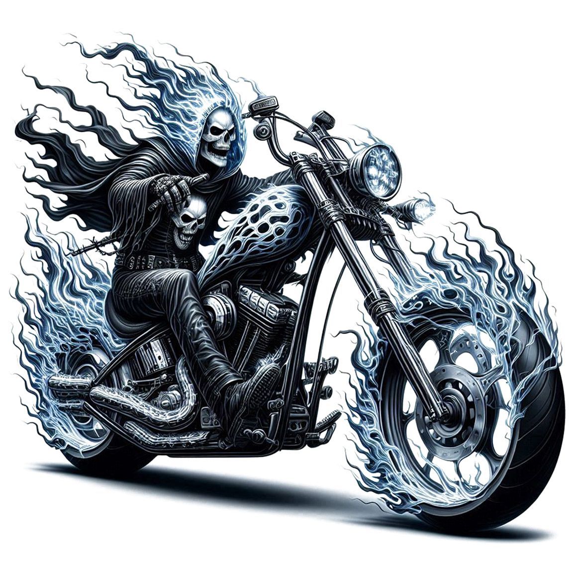 Diseño Biker on Fire
