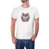 Camiseta Búho Acuarela color blanco