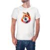 Camiseta Zorro Acuarela color blanco Camiseta Zorro Acuarela color blanco