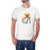 Camiseta Ave Fénix en Escalera color blanco