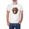 Camiseta Mono Steampunk color blanco