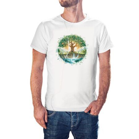 Camiseta Árbol de la Vida color blanco