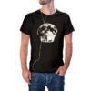 Camiseta Paseando Bajo la Luna en Bicicleta color negro