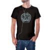 Camiseta Radiografía de una Manzana Habitada color negro Camiseta Radiografía de una Manzana Habitada color negro
