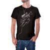 Camiseta Esqueletos Bailando Tango color negro