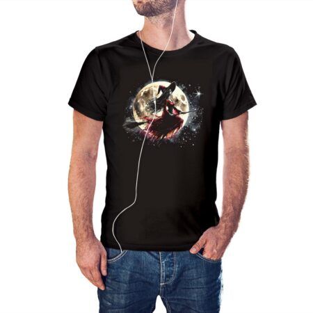 Camiseta Bruja Roja de la Luna color negro