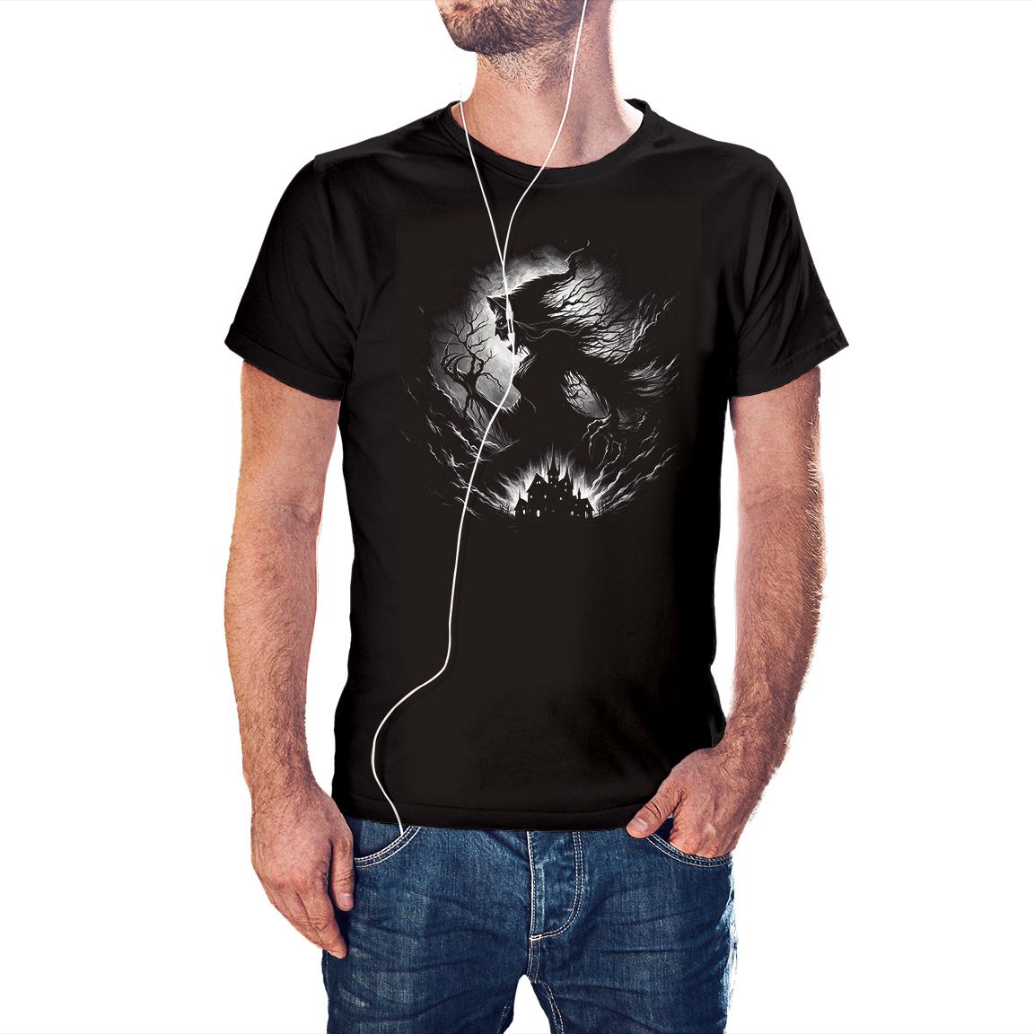 Camiseta Bruja Tenebrosa color negro