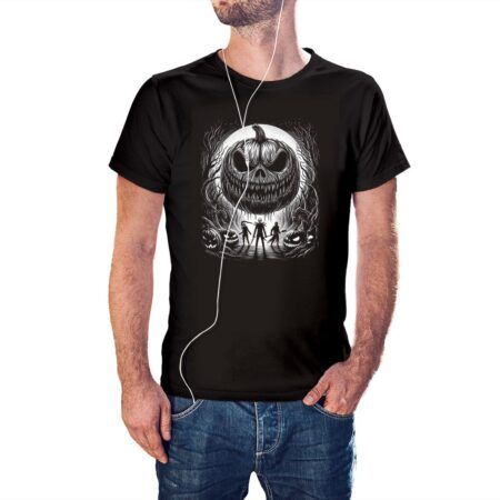 Camiseta Calabaza Macabra color negro